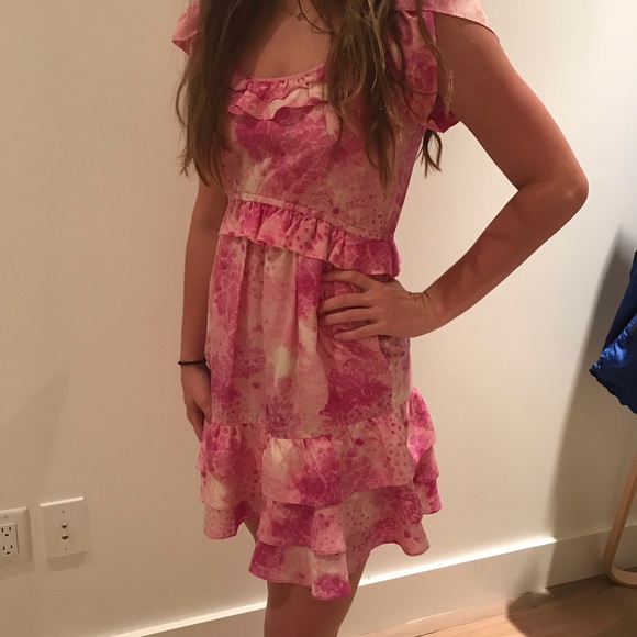 Juicy couture pink ruffle dress - Picture 2 of 4